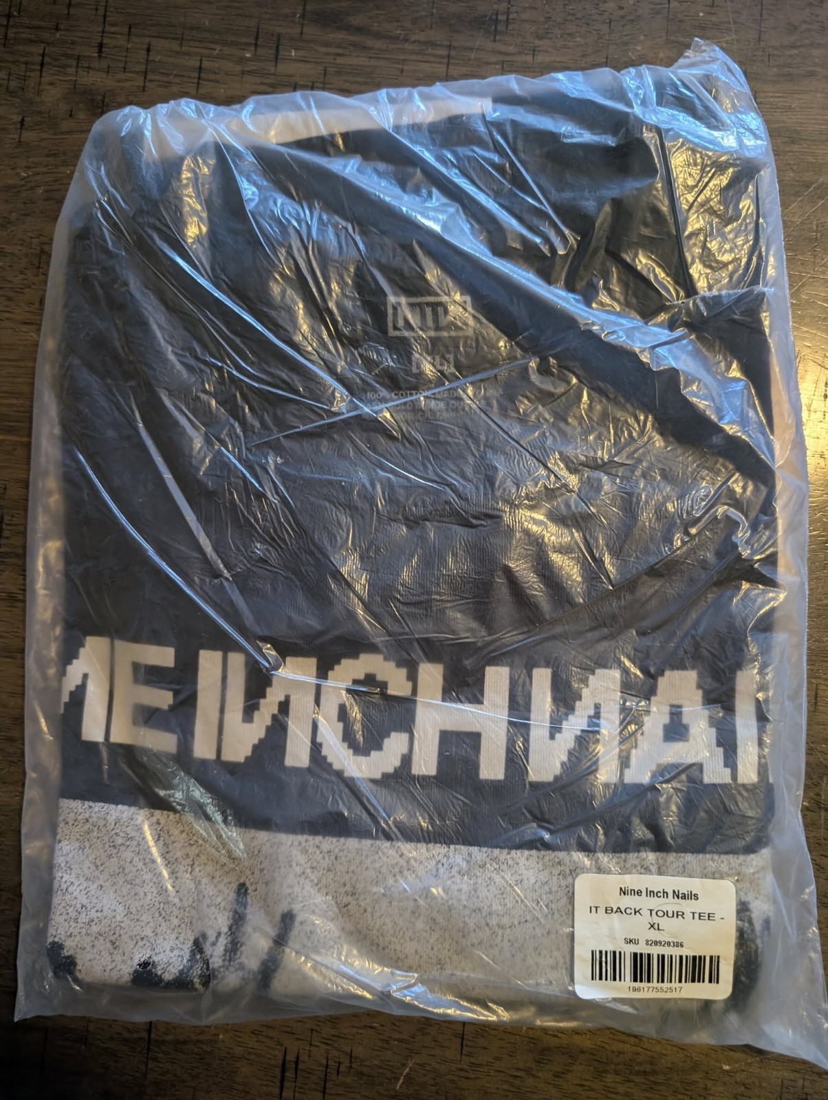Nine Inch Nails T Shirt X Black Inverted Crowd Peel It Back Tour Merch SEALED gallery