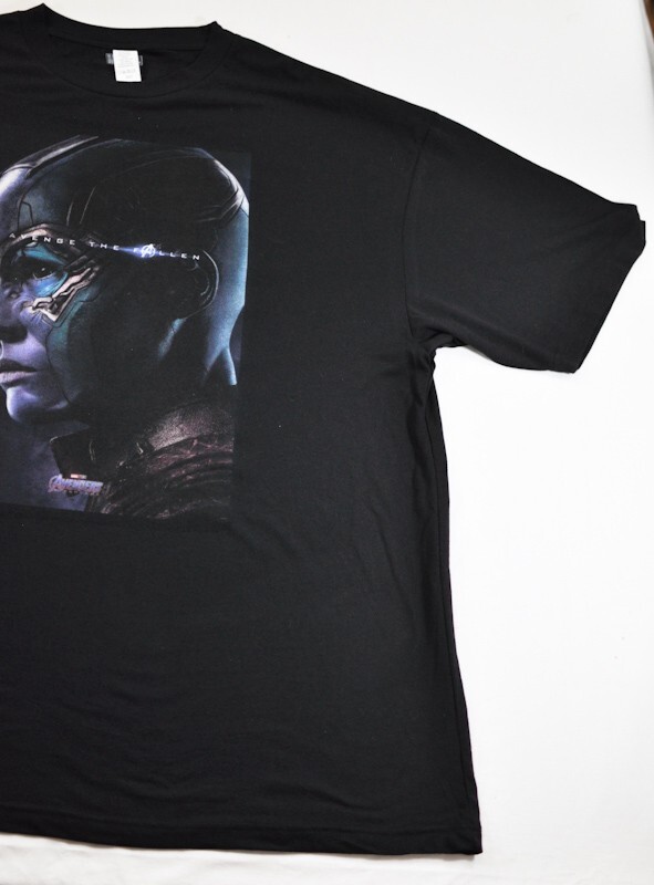 men's Marvel t-shirt size 3XLT black with avenger fallen print short sleeve crew gallery