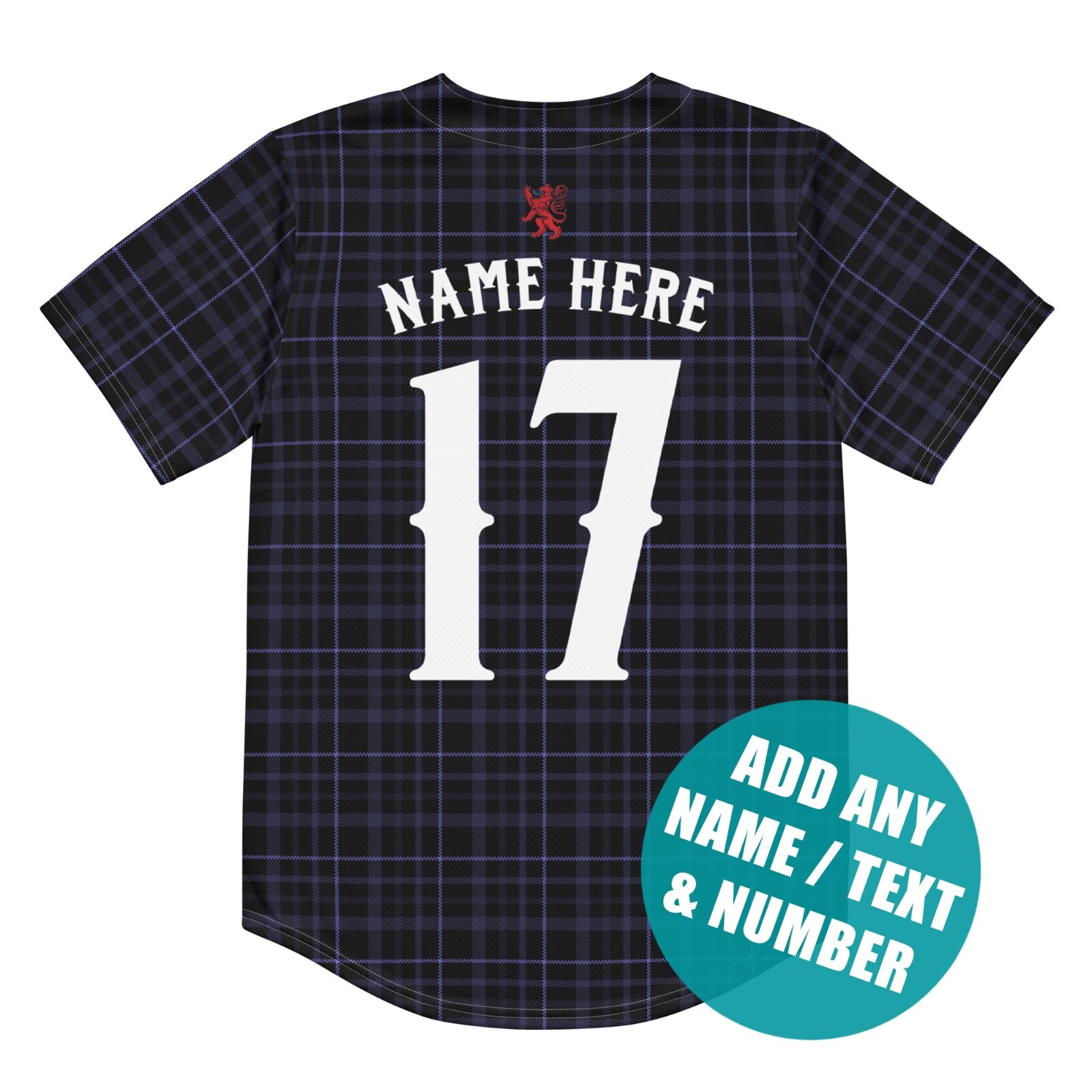 Scotland Alba Baseball Jersey, Adult Unisex, Moisture Wicking, Eco Friendly gallery