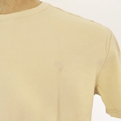 Major Threads Signature Boxed T-Shirt S Cream Basic Logo Tee Cotton NEW Tag