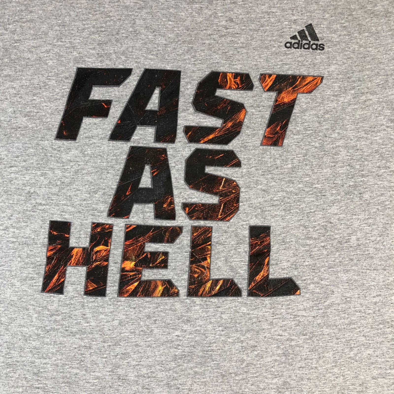 Adidas Shirt Mens Large Gray Athletic Minimal To-Go Tee Logo Graphic Spell Out gallery