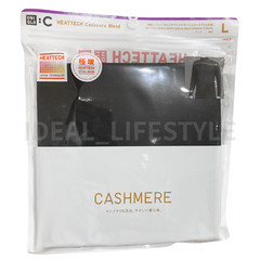 UNIQLO :C HEATTECH Extra Warm Cashmere Blend T-Shirt Turtleneck Men 481442 NWT