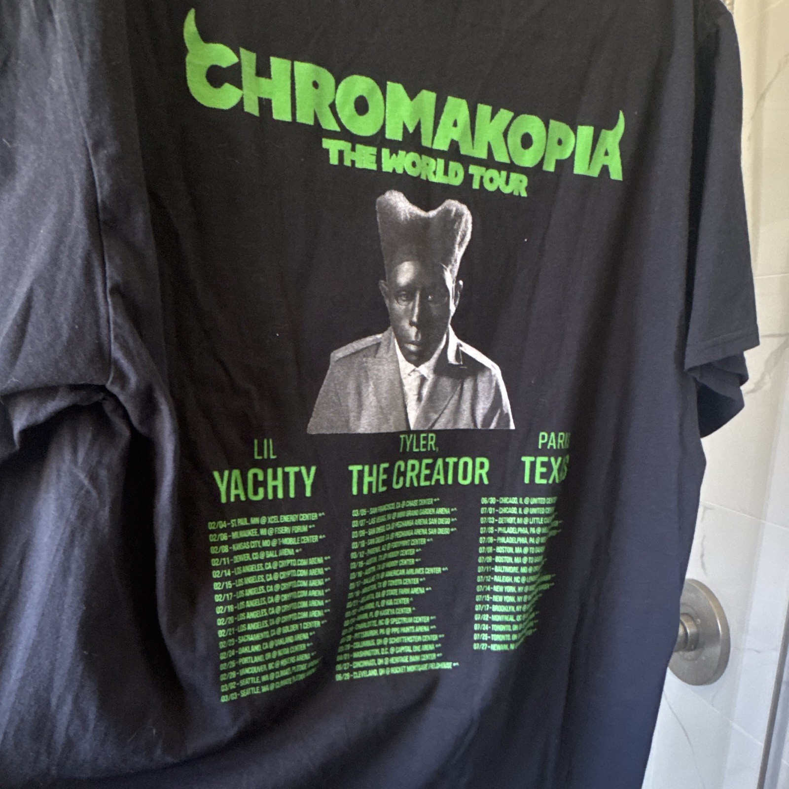Tyler, The Creator Chromakopia Tour 2025 T-Shirt / Men's XL / Gildan Softstyle gallery