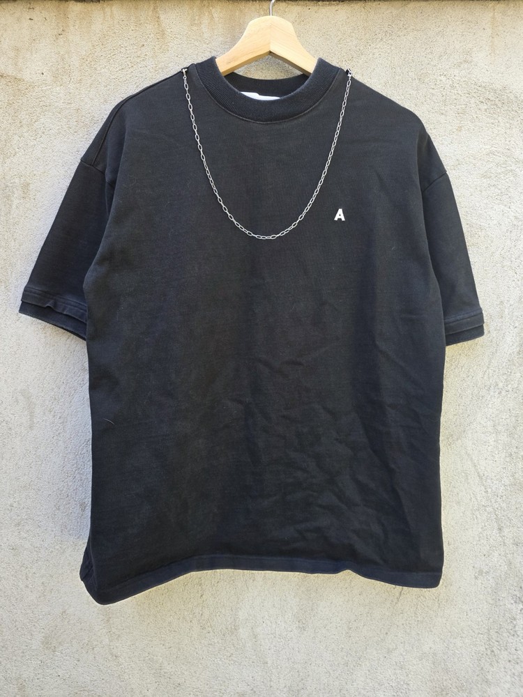 Ambush Chain Collar Logo Black Cotton T-Shirt – Size 3