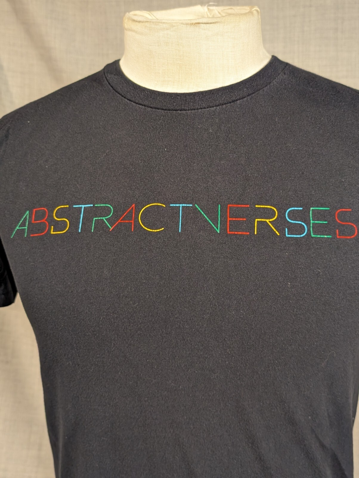 Abstract Verses Black Cotton T-Shirt Adult Size M gallery