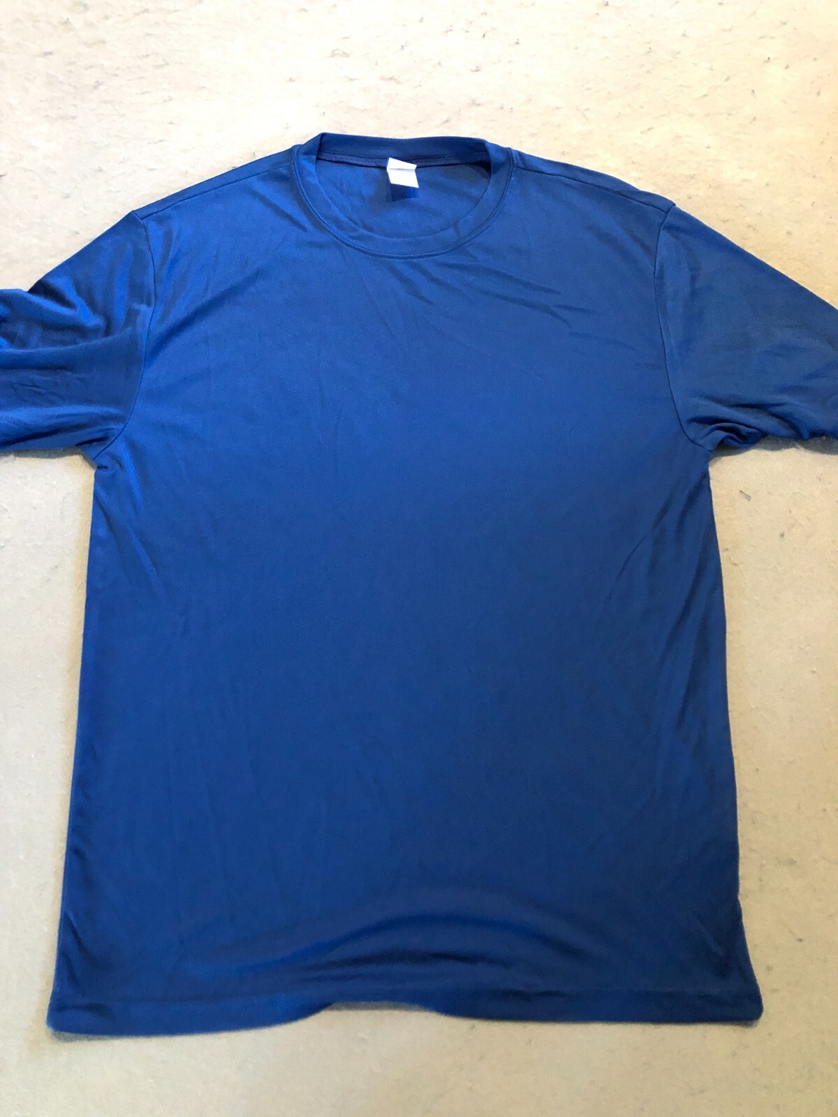 Sport-Tek Shirt Adult Medium Short Sleeve Activewear Blue Casual Tee gallery