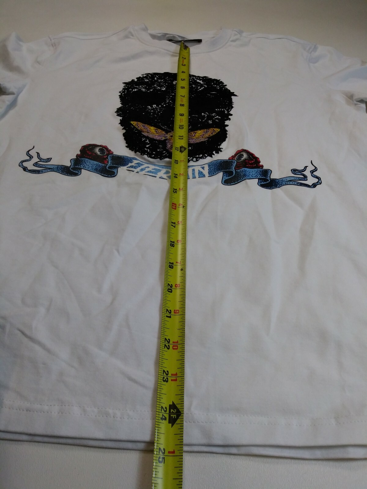 ETERNITY BC/AD men T-SHIRT size LARGE 100%AUTHENTIC white skull gallery