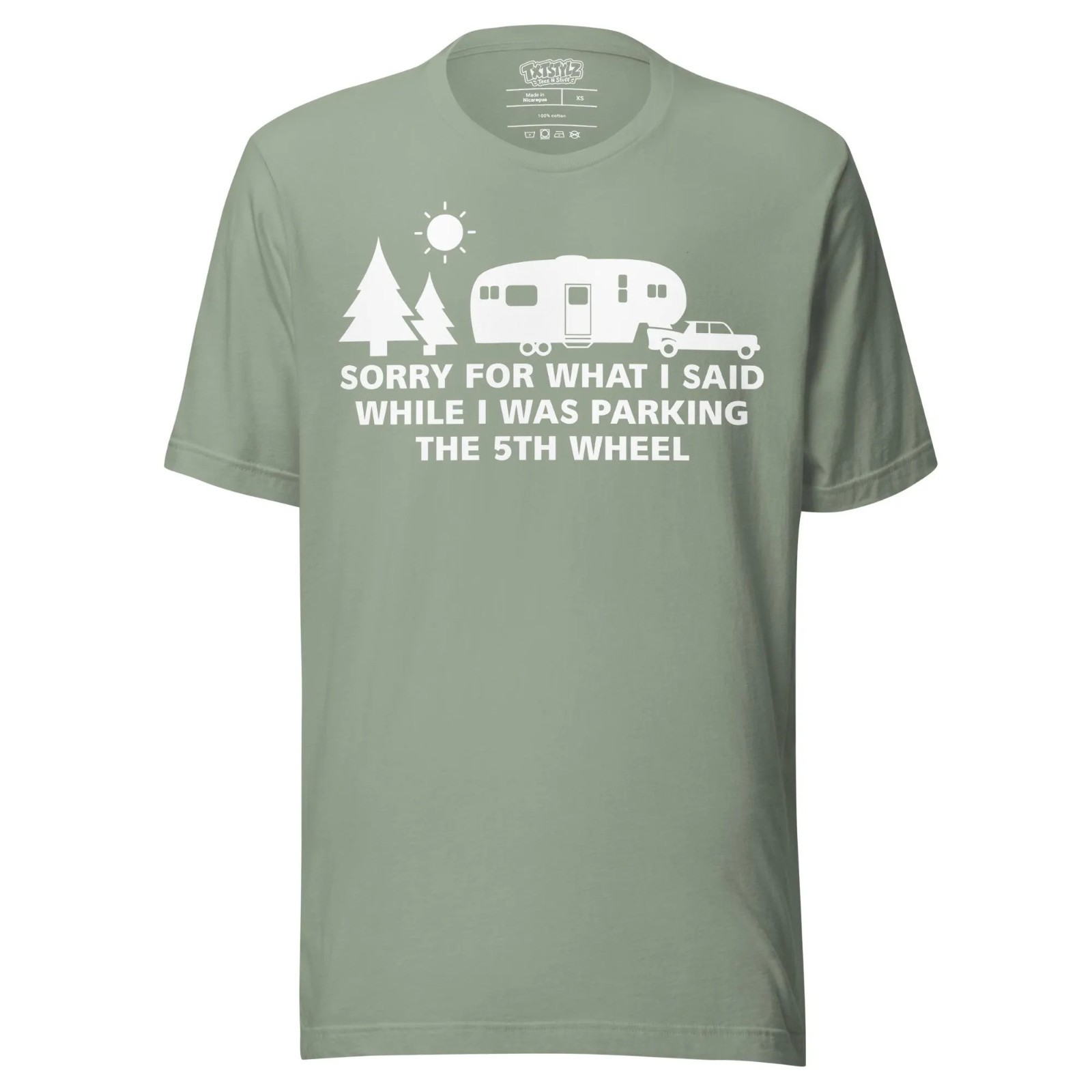 Funny 5th Wheel Parking RV Camper Shirt, Camping Tee, RV Owner Gift T-Shirt gallery