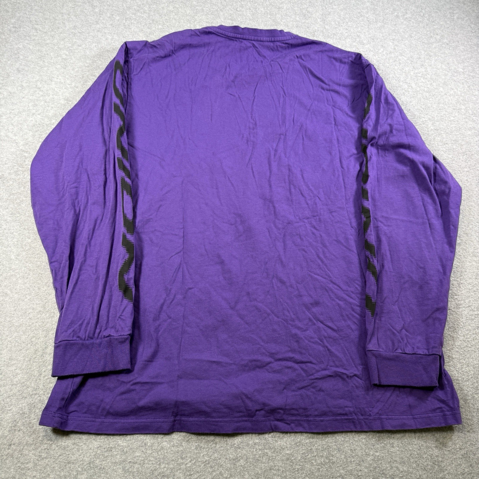 Union Bindings LS Purple T Shirt XL Crewneck Sleeve Logos Cotton Made in Italy gallery