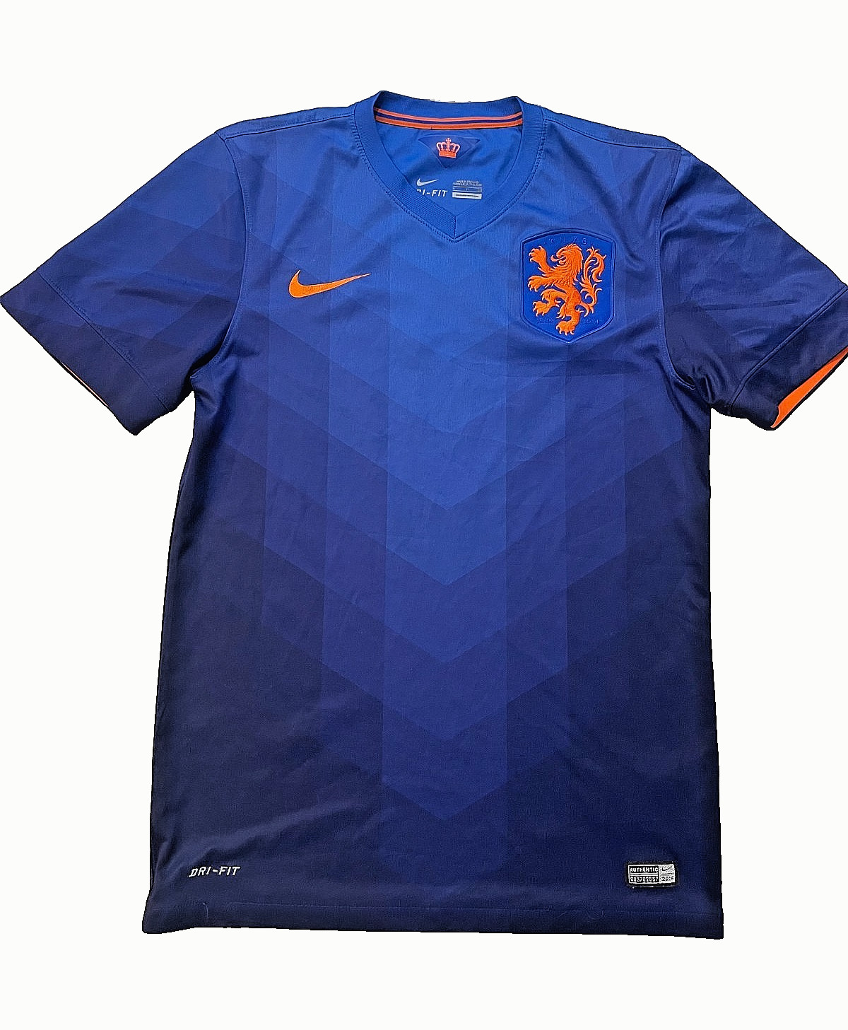 Netherlands Holland Away Shirt 2014 2015 Nike Jersey Soccer Football Size S