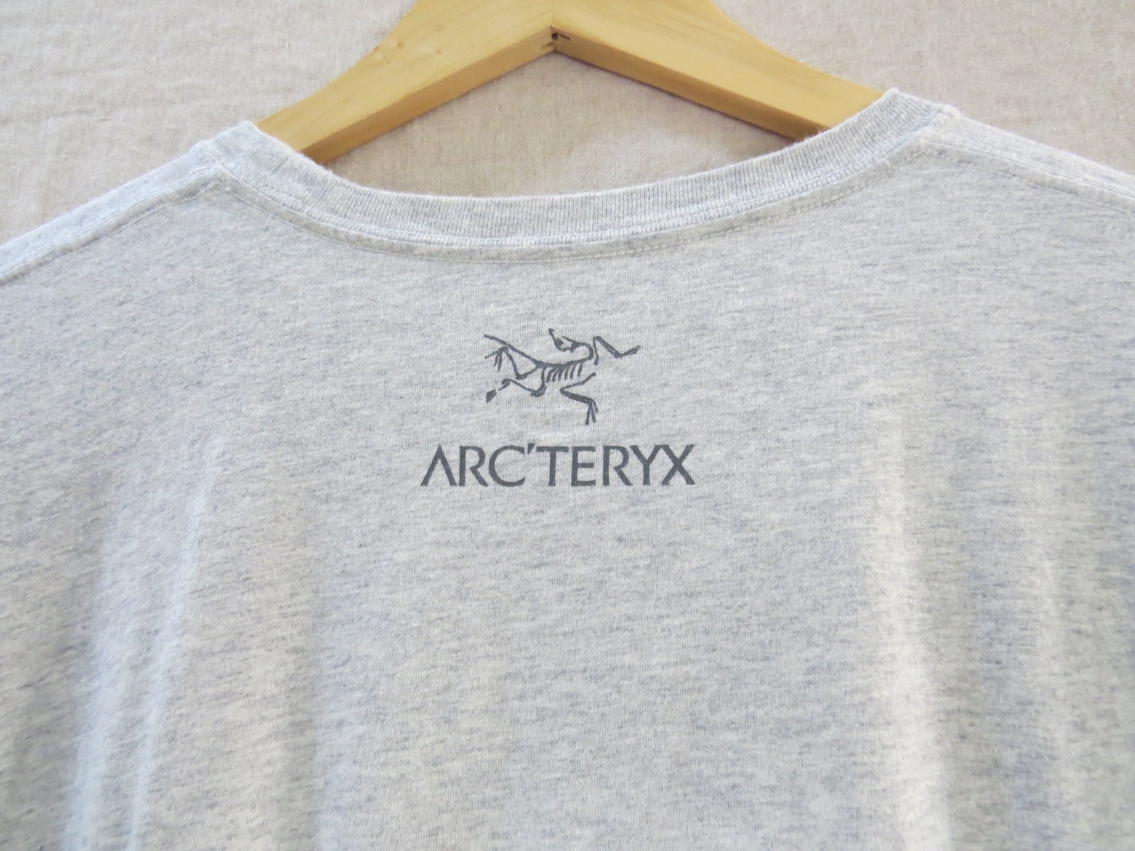 Arcteryx Cotton T-shirt 'Mountains Time' SIZE XL Heathered Gray 100% Cotton gallery