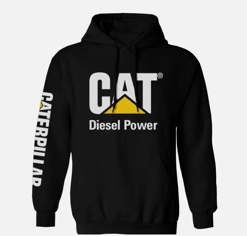 SALE! Caterpillar Diesel Power Hoodie, Logo Hoodie