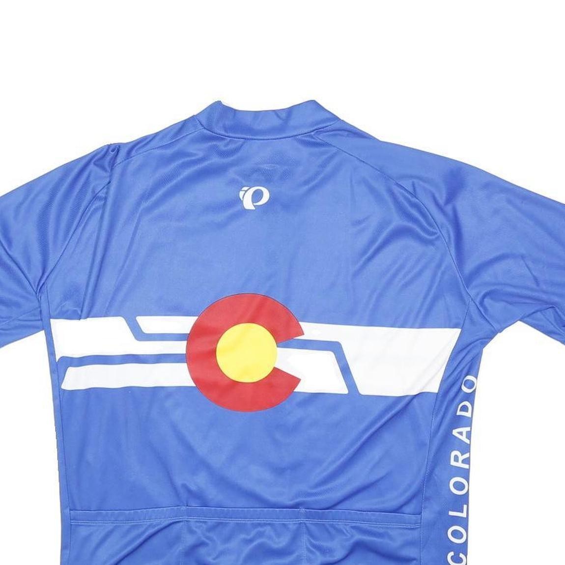 PEARL IZUMI Mens Blue Colorado Cycling Jersey XL Short Sleeve Crew Neck gallery