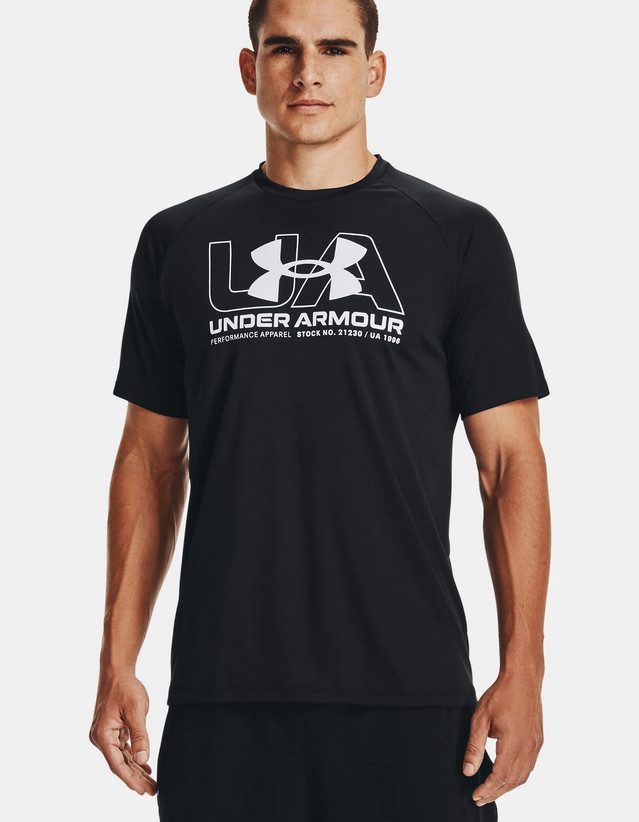 New With Tags UA Under Armour Men's Velocity Tee Top Athletic Muscle Gym Shirt gallery