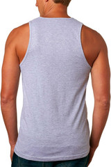 Men’S Cotton Tank L WHITE
