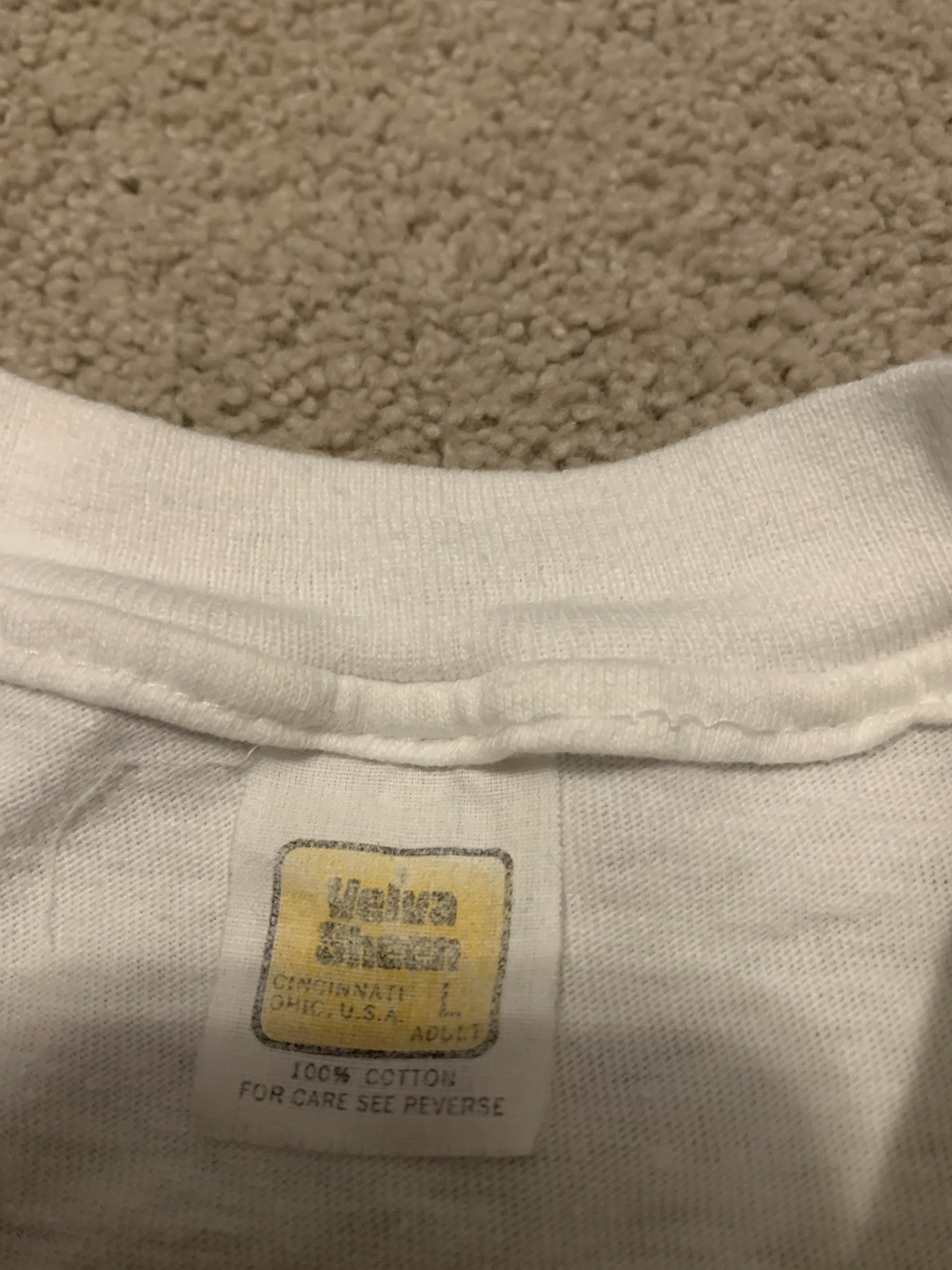 Vintage RARE LSU TIGERS Single Stitch Tee T-Shirt Size Large 80's College Sports gallery