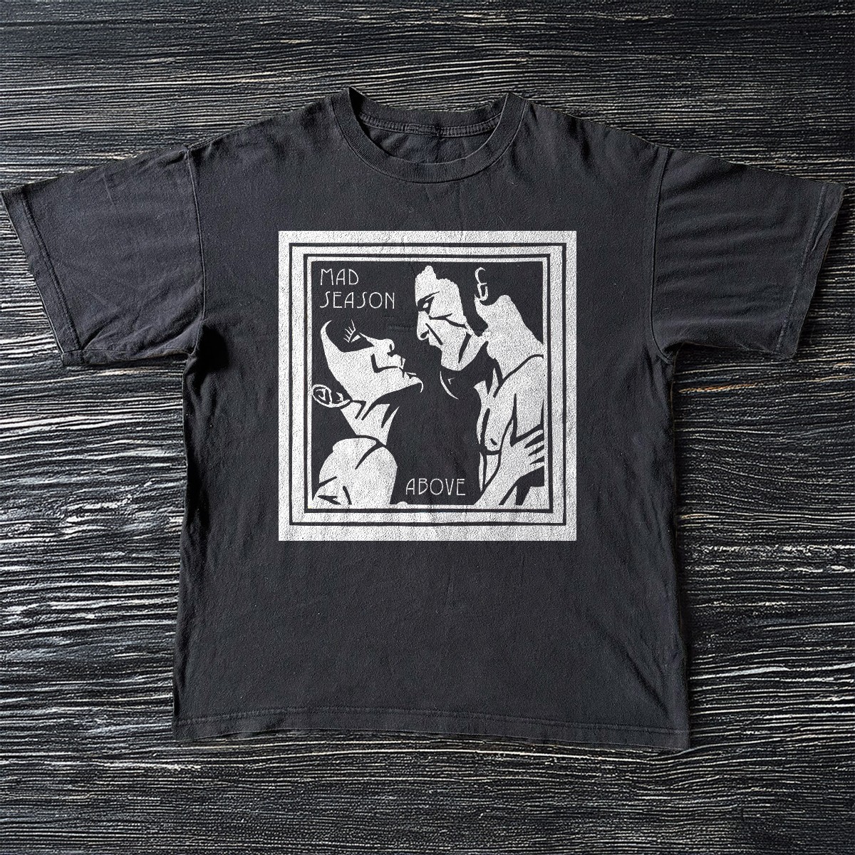 Rare 90s Mad Season Above Album Alice In Chains Retro Rock Band Unisex T-Shirt S gallery