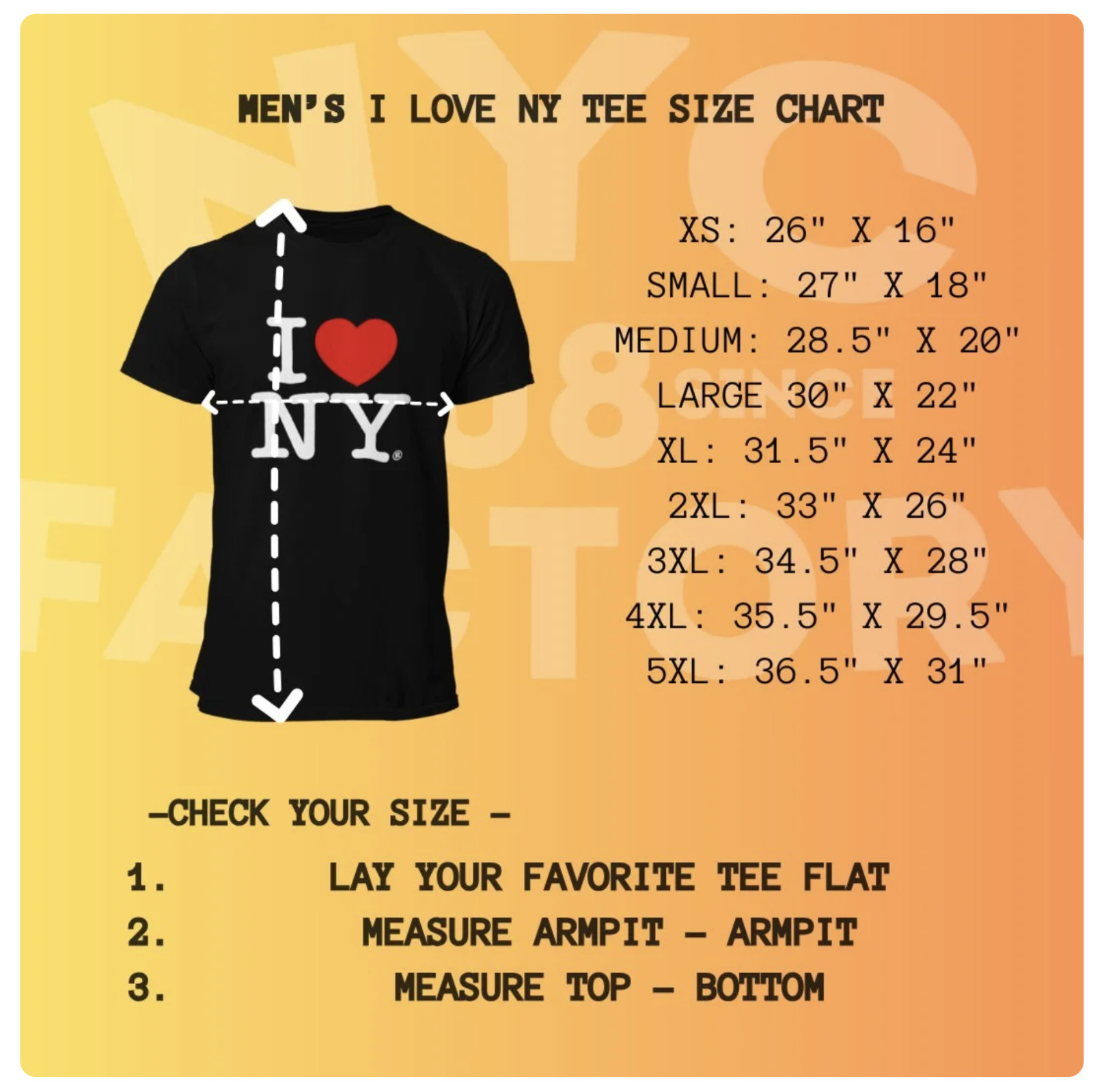 I Love NY Men's Unisex Tee Officially Licensed T-Shirt gallery