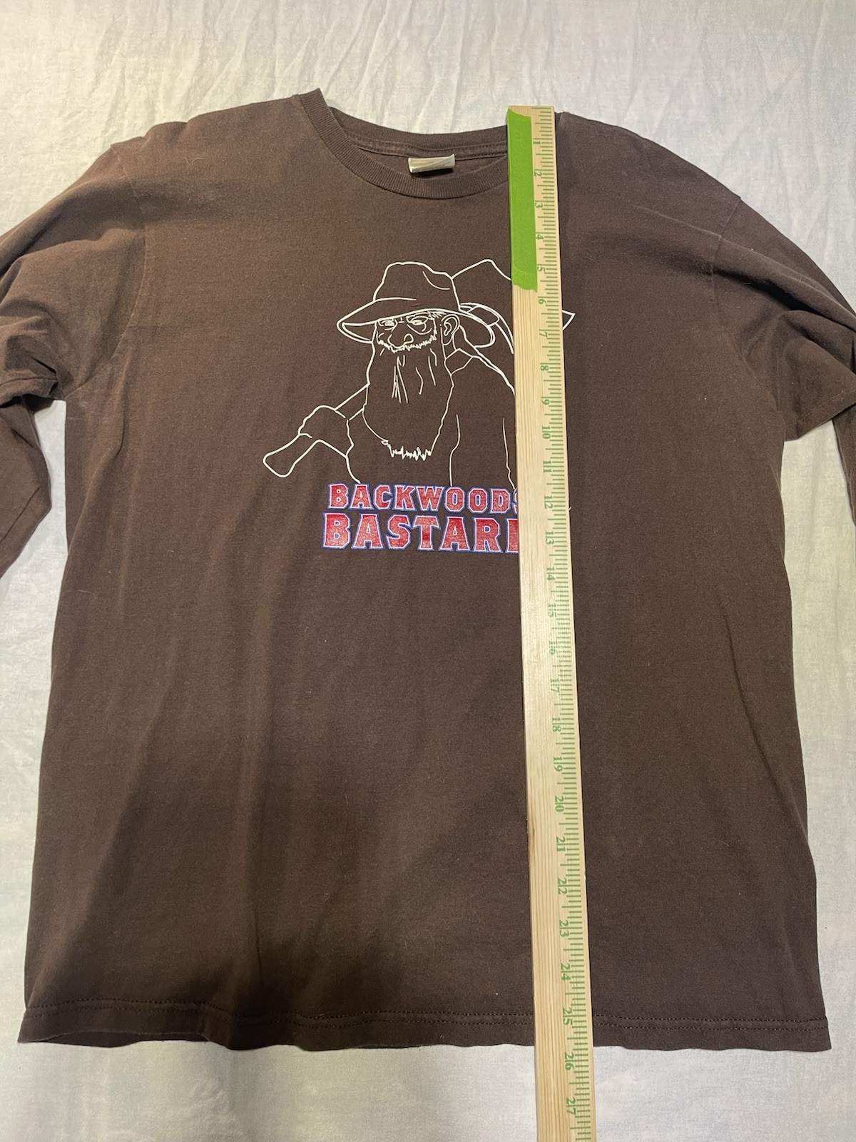 Founders Brewing Backwoods Bastard Brown Long Sleeve Shirt Large Great Condition gallery