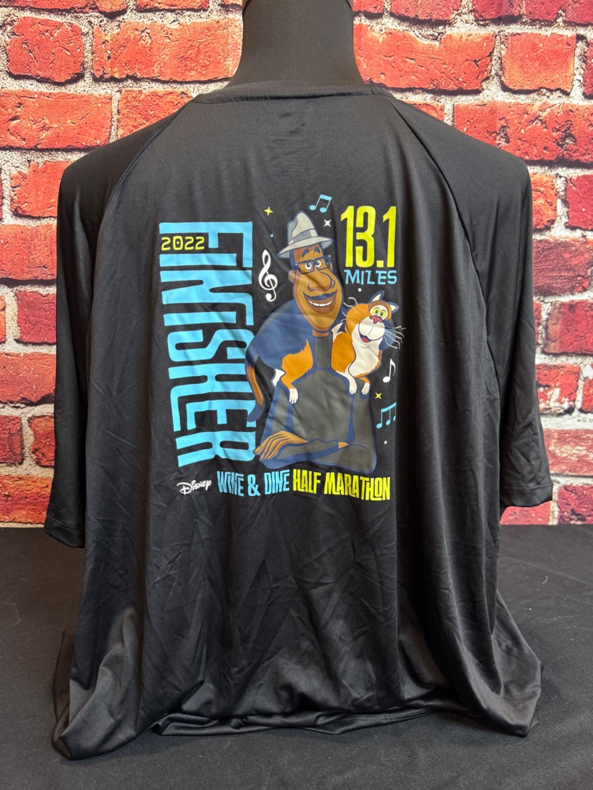 RunDisney 2022 13.1 Miles Black Shirt "I DID IT" Wine Dine Half Marathon 3XL NWT gallery
