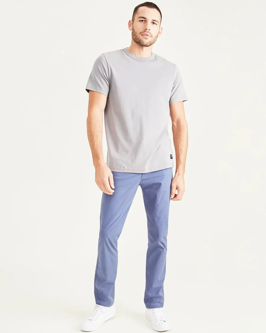 Dockers Premium 100% SUPIMA Cotton Men's Slim Fit Original Tee T-Shirt NEW XL gallery