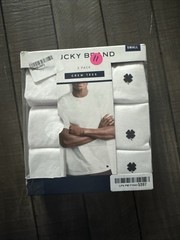 LUCKY BRAND Men’s 3-Pack Soft Cotton Tees, Crew Neck T-Shirt, White