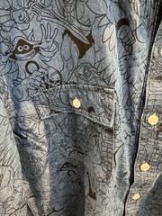 Universal Studios He-Man Skeletor Masters Of The Universe Button Up Shirt NWT