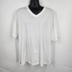Left Coast Tee Men’s Cotton Short Sleeve Crew Neck Tee in White Size XXL