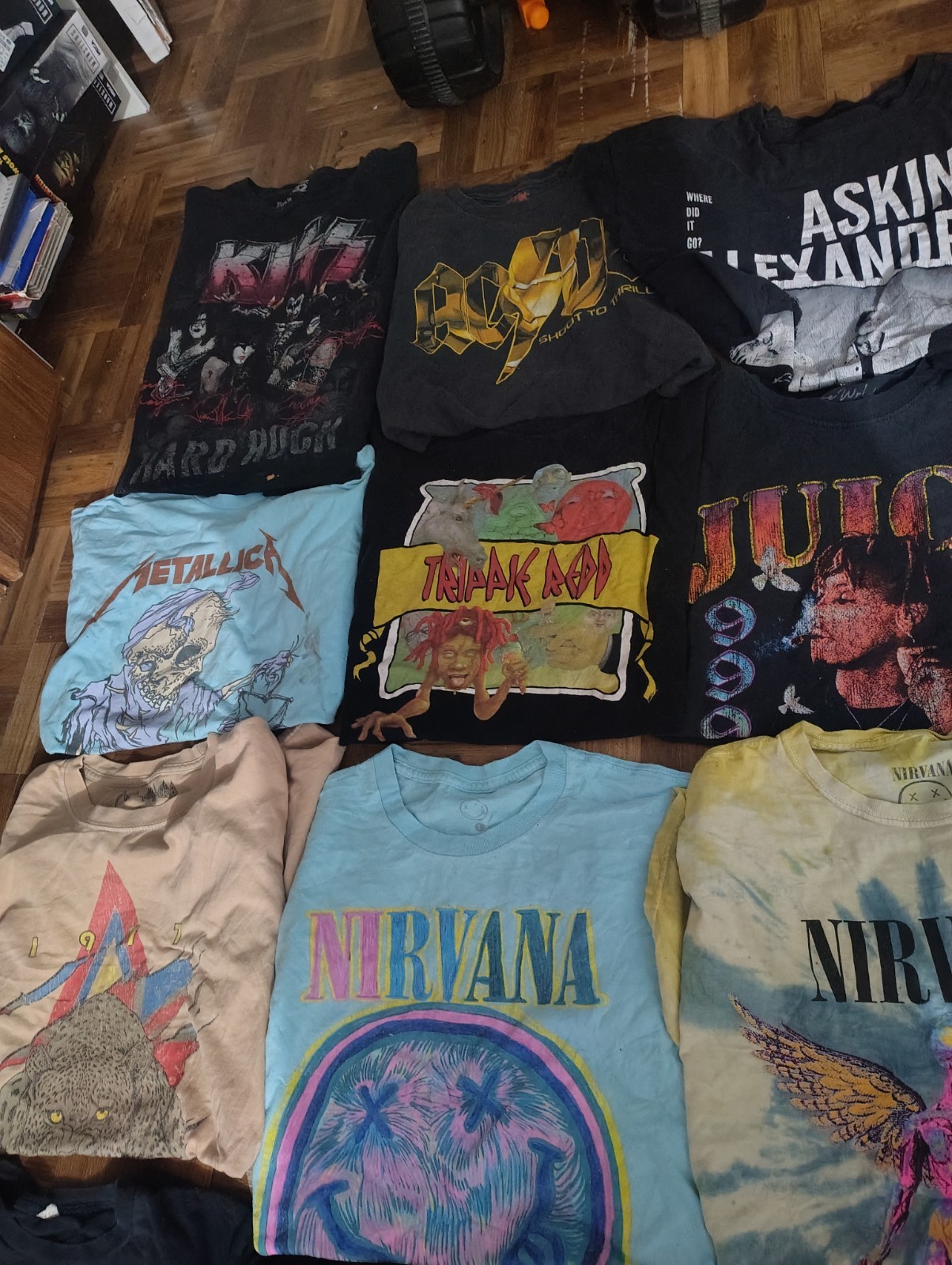Bundle of 42 Band Tees Various Sizes Reseller Wholesale gallery