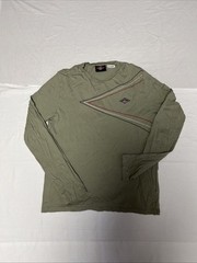 Bear Surf Board Men’s Long Sleeve Shirt Size L Khaki SM1638