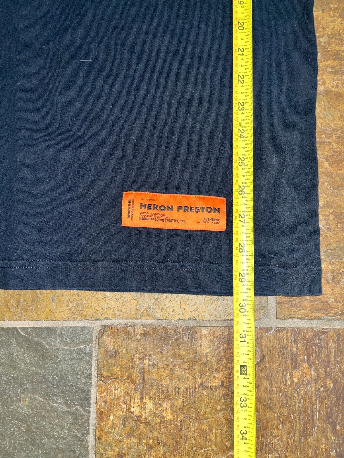Heron Preston Short Sleeve Melted Shirt Size M gallery