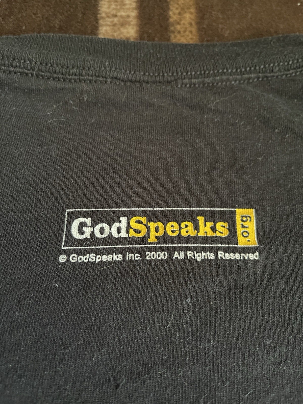 Vtg 99’ Godspeaks T-shirt XL Black ‘Have You Read My #1 Seller’ Short Sleeve gallery