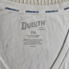 Duluth Trading Armachillo Cooling Performance T Shirt White Quick Dry Men 2XL