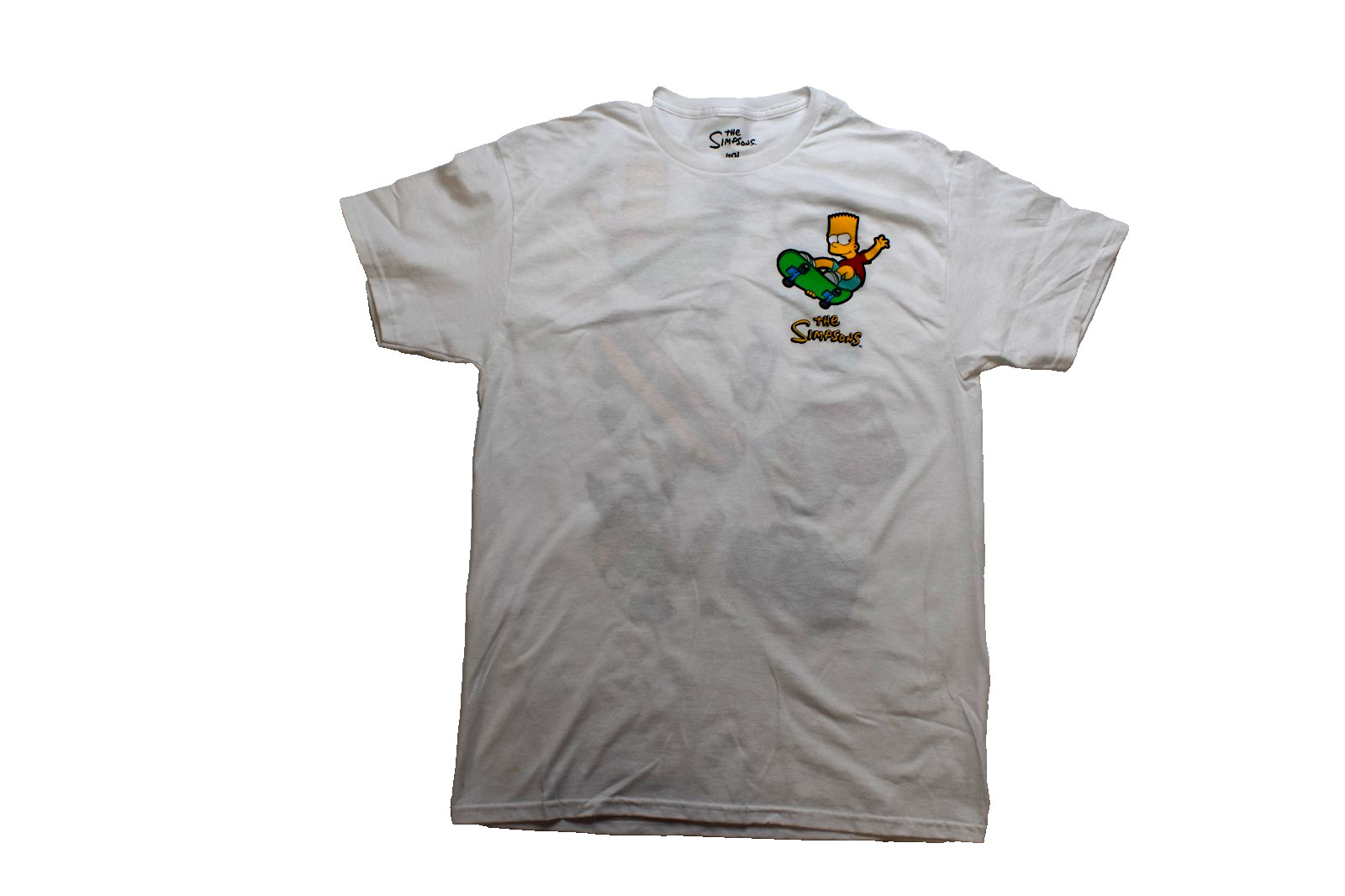 The Simpsons Mens Bart Simpson & Krusty The Clown Icons White Shirt NWT S-3XL gallery