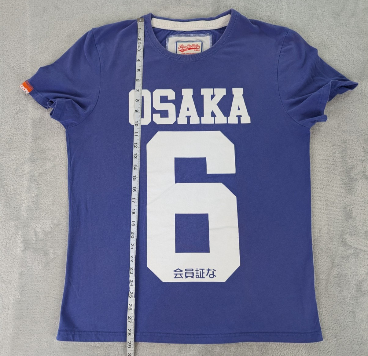 Osaka 6 SuperDry T Shirt Blue Graphic Tee Short Sleeve Men 2XL US-Large gallery