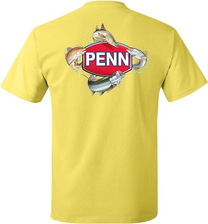 PENN Fishing Casual Inshore T-shirt Medium Redfish Tarpon Trout Snook