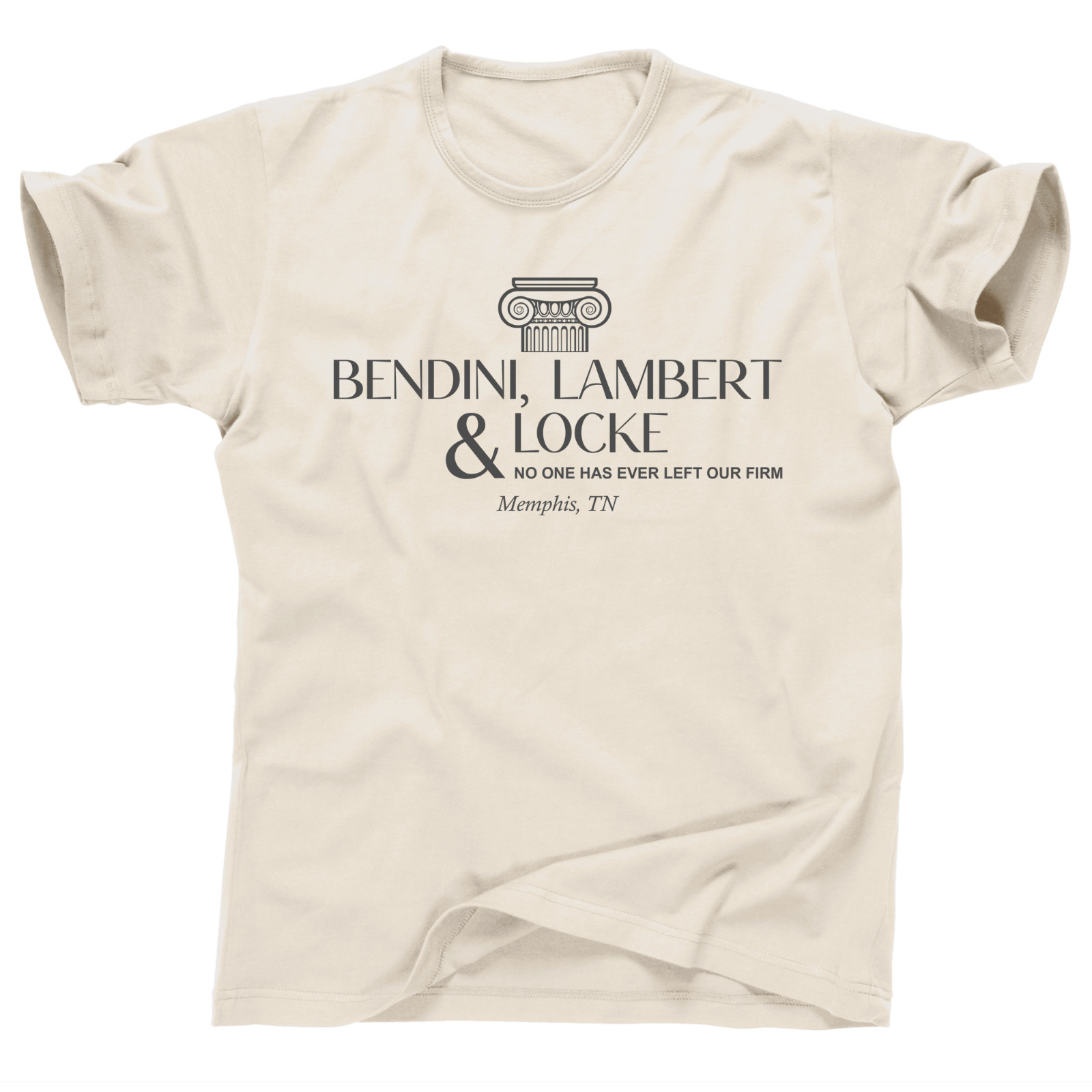 The Firm Attorneys At Law Bendini Lambert & Locke Mitch McDeere Movie T Shirt
