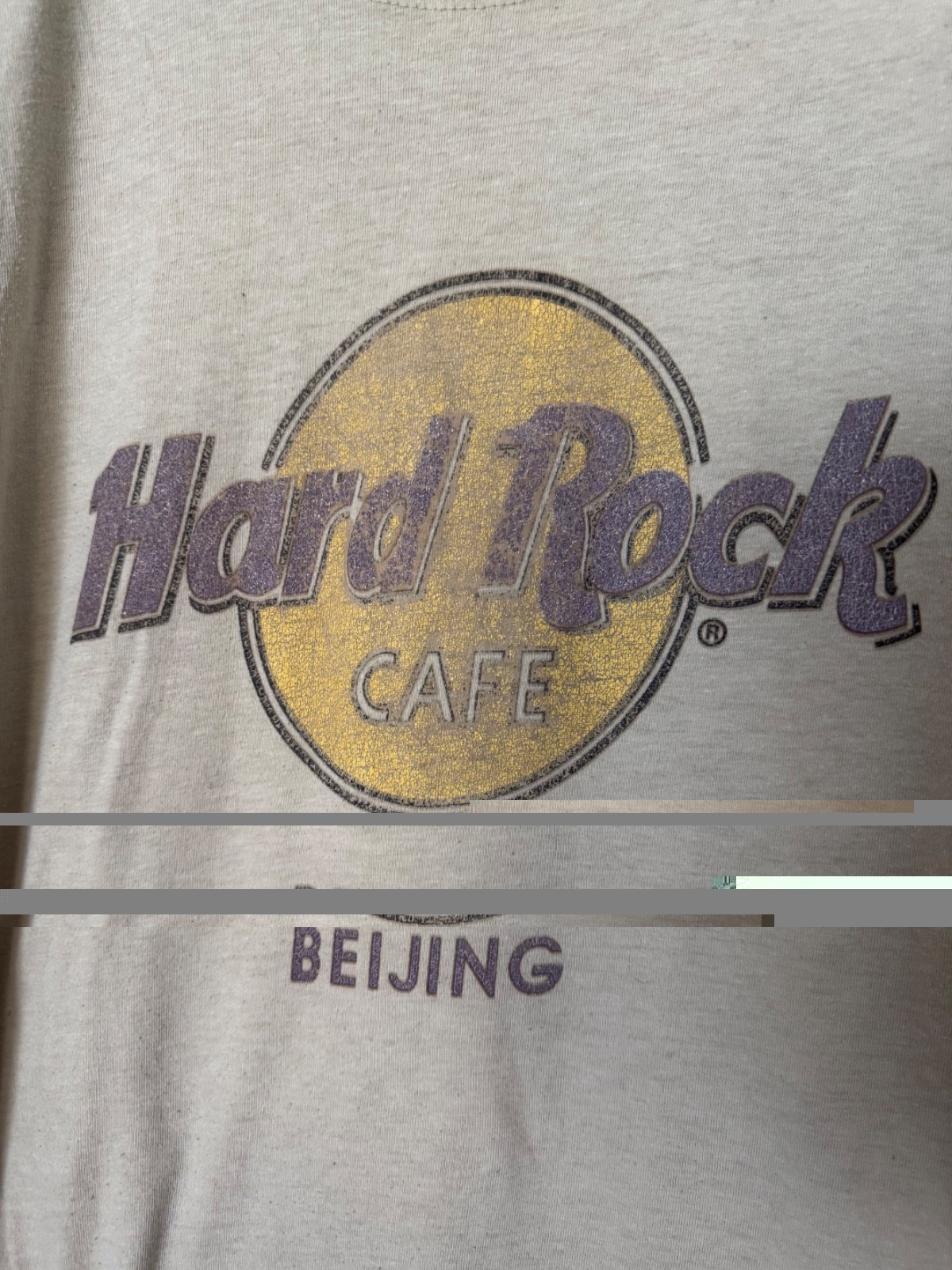 Hard Rock Cafe Beijing China Beige T-Shirt gallery
