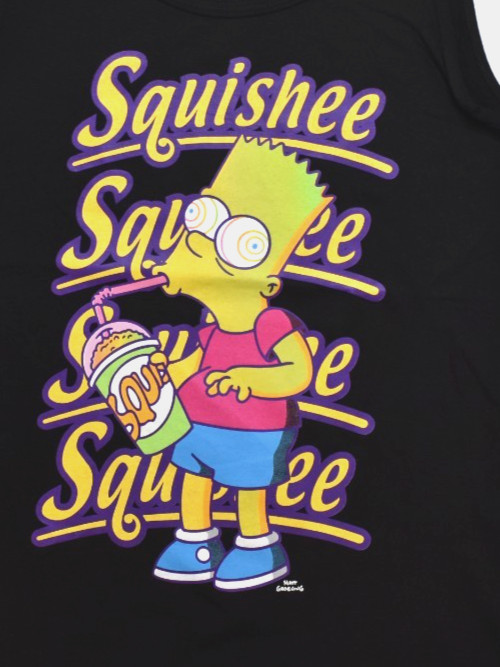 Neff x The Simpsons Mens Bart Simpson Squishee Black Tank Top Shirt New S-XL gallery