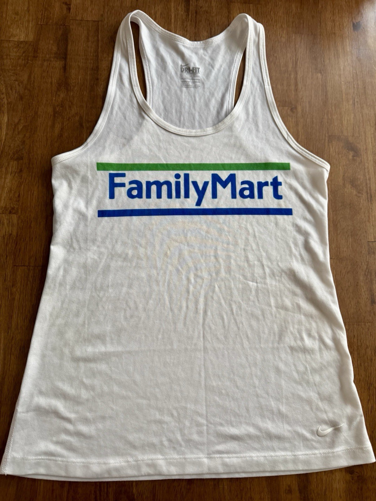 Family Mart Konbini Convenience Store Japan Women Nike Dri-Fit White Top Small gallery
