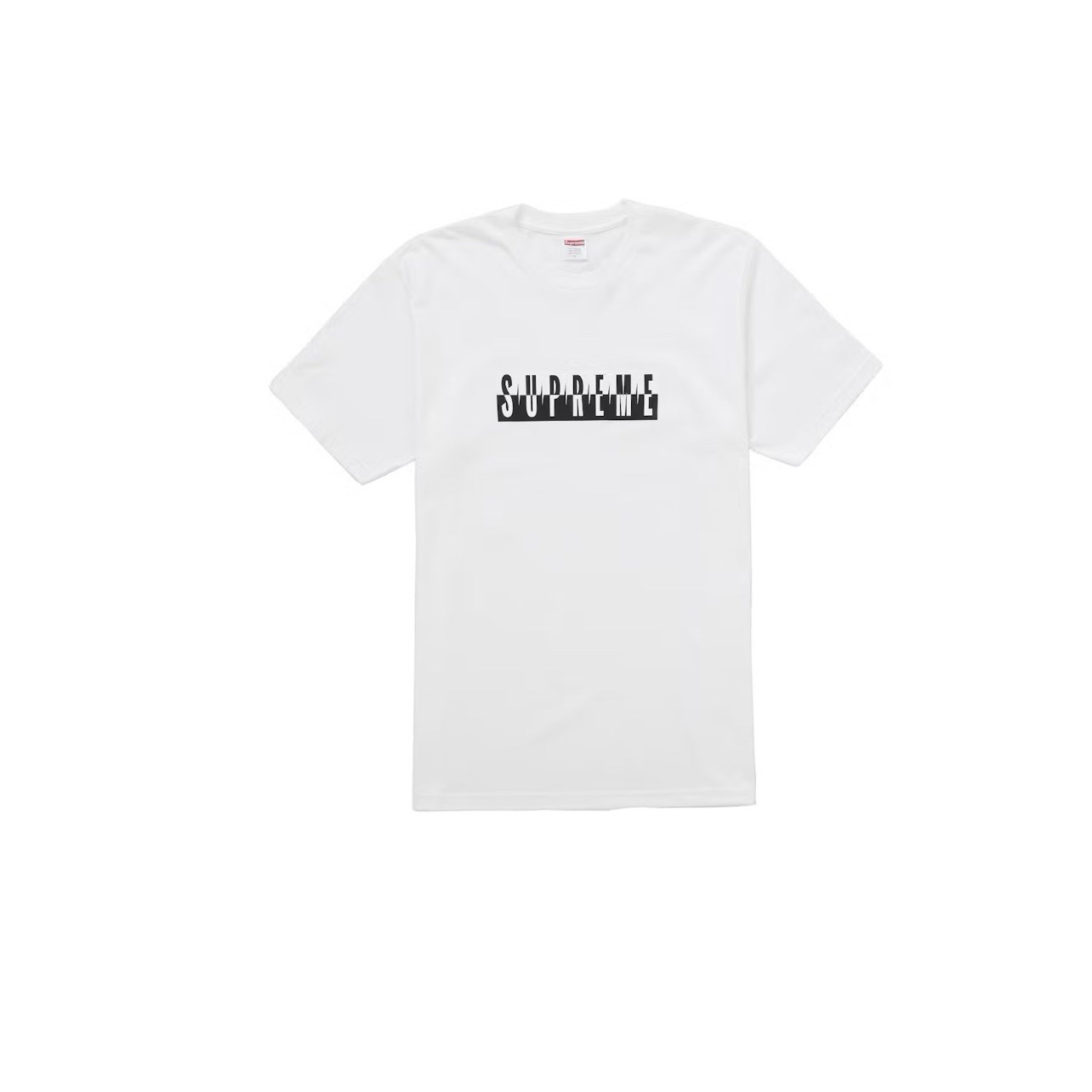 In-Hand Supreme Split Logo Tee White Size: Extra Extra Large