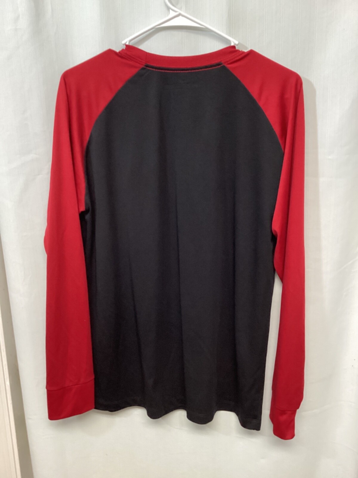 Twins Cycles (Red/Black) Medium Long Sleeve UV Protection Poly T Shirt T6 gallery