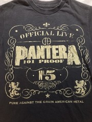 Pantera 101 Proof Official Live T-shirt, Men’s Size Small