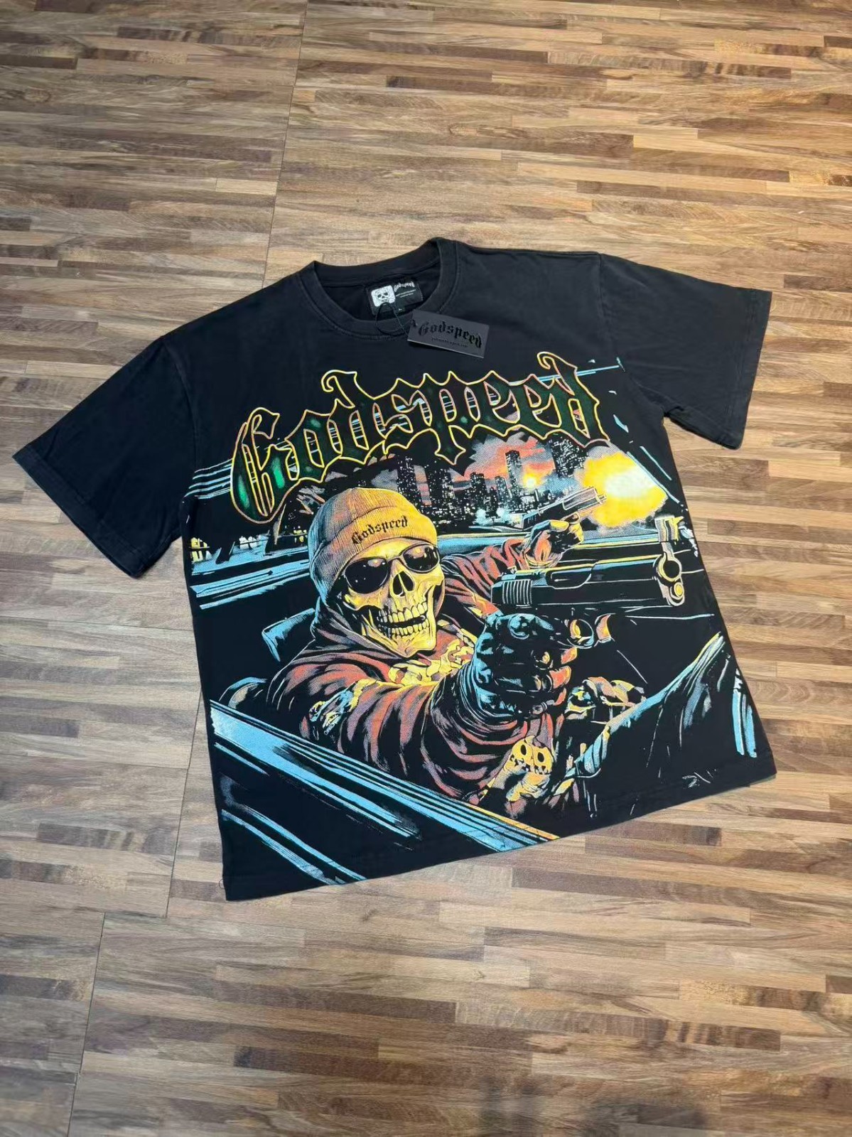 Black TEE Godspeed T-Shirt S-M-L-XL gallery
