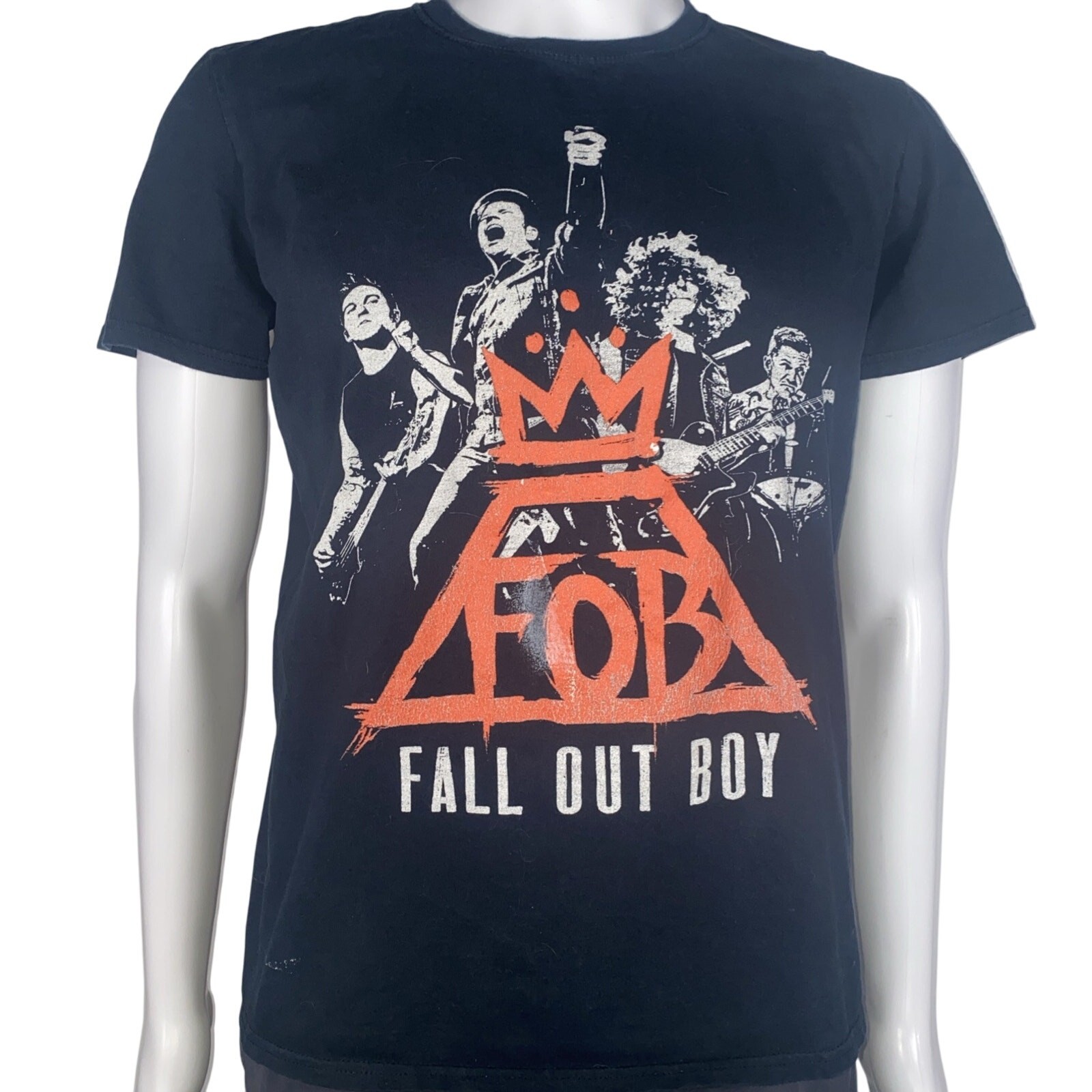 Fall Out Boy T-Shirt Monument Tour 2014 Rock Concert Size Medium Double-Sided