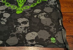 Killstar Tzompantli T-Shirt Unisex Pentagram Satanic Skull Goth Punk Size Large
