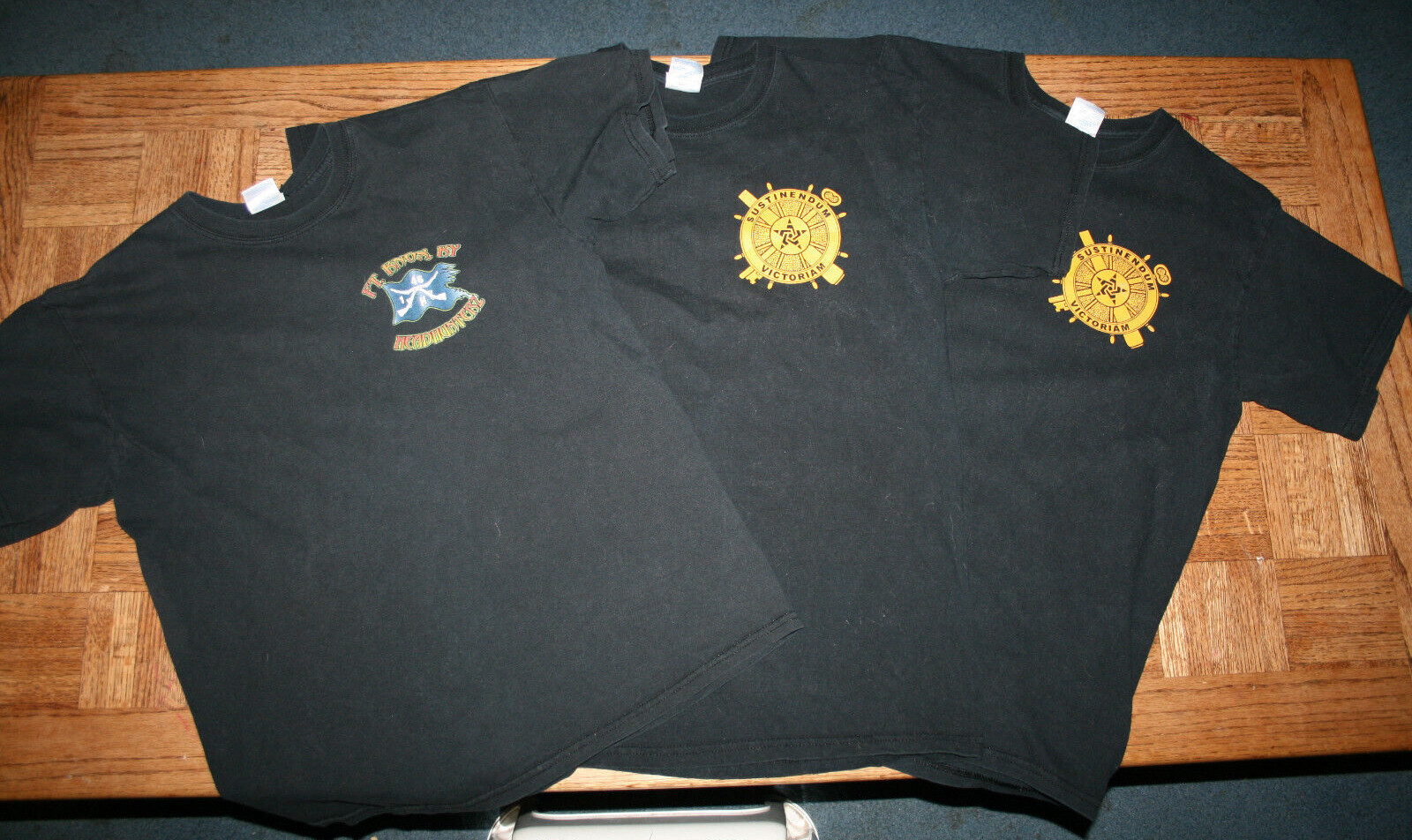 3 Men's Black T-Shirts Sz M 1-Ft. Knox Ky Headhunterz, 2-602nd FSC gallery