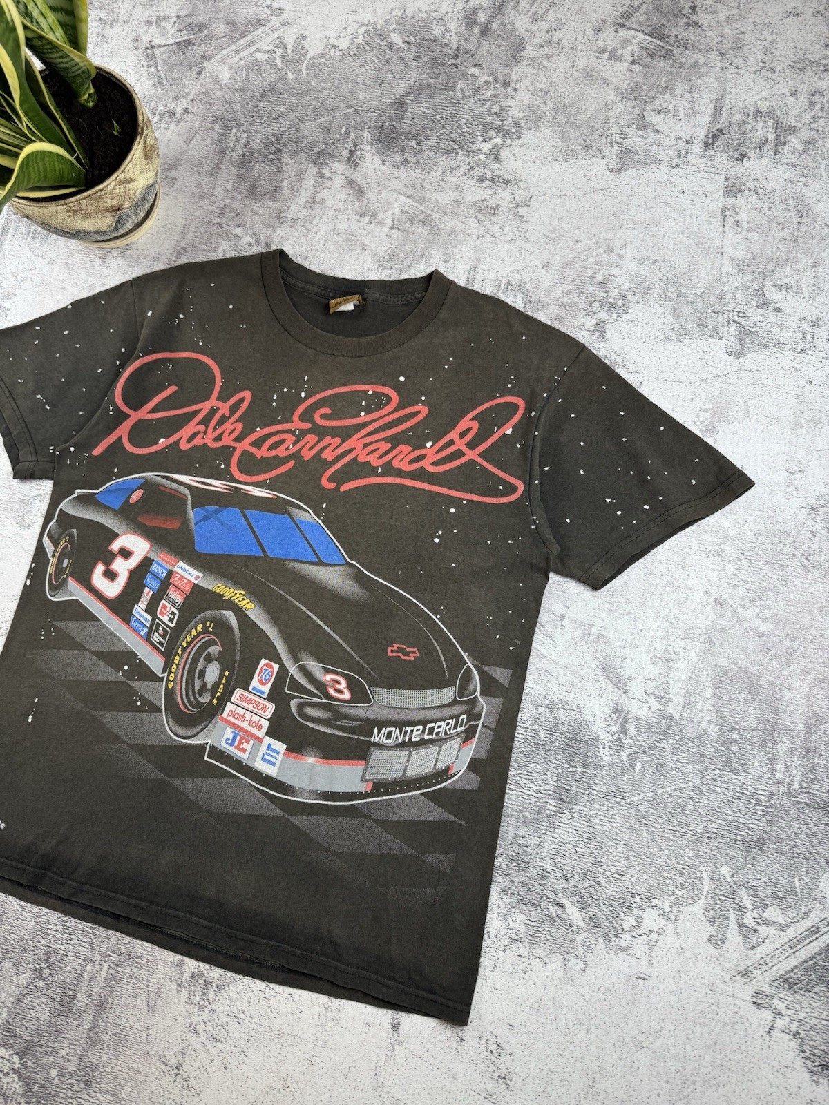 Vintage Dale Earnhardt Racing The Intimidator Monte Carlo Formula 1 T Shirt Tee gallery