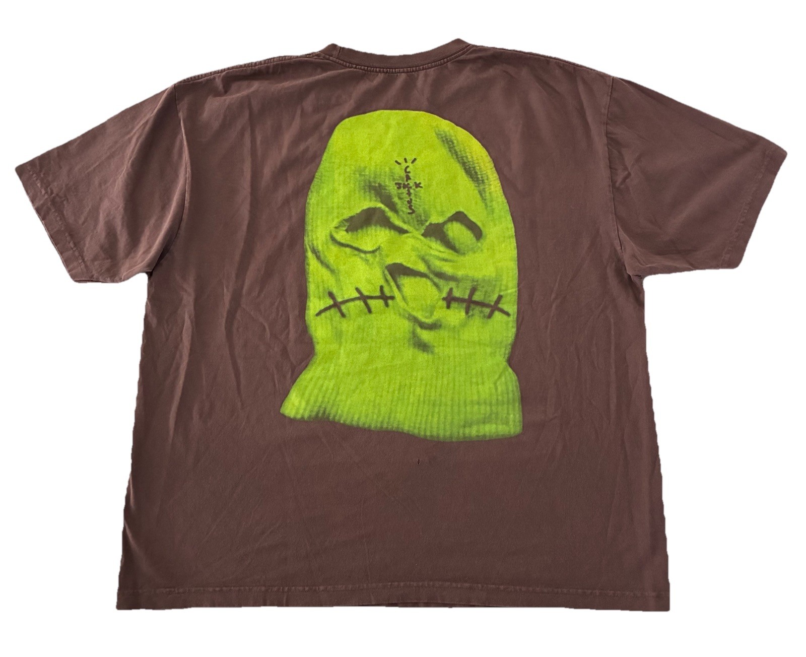 Travis Scott T Shirt XL Brown JackBoys 2 A2 Tee NEW *hole gallery