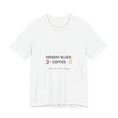 Scoreboard Typography ‘3-0 Coffee’ Tee | digital scoreboard pun